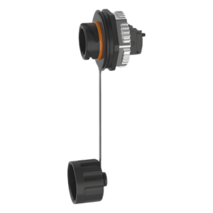 Conector Jack RJ45 de Uso Industrial Estilo TG, Categoría 6A, Con Tapa Protectora, Protección IP67