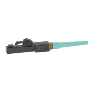 Conector LC de Empalme por Fusión | Multimodo 50|125 µm | OM3|OM4|OM5 | Pérdida ≤0.3 dB | -40°C a 75°C | Aqua