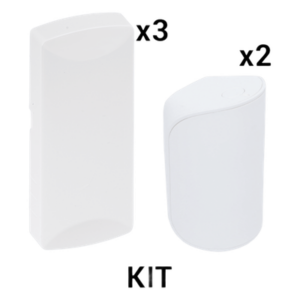 KIT Básico Sensores Inalámbricos - Incluye 3 Contactos Magnéticos y 2 PIR - Compatibles con Honeywell y PRO4GEN2