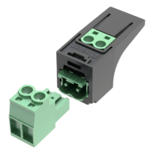 Conector Eléctrico Mini-Com | Compatible 26-12 AWG | Cable FMPS | Diseño Compacto | Color Verde