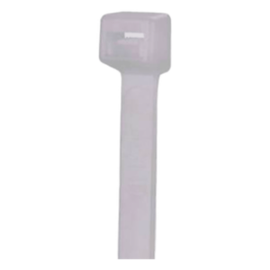 Cincho de Nylon 6.6 Pan-Ty, 206mm largo x 7.6mm ancho, Color Negro, Exterior Resistente a Rayos UV, Paquete de 50pz