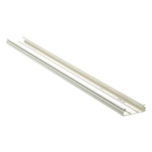 Canaleta Base No Metálica | PVC Rígido | 60.3 x 18.5 x 3000 mm | UL94V-0 | 600V | Blanco Mate