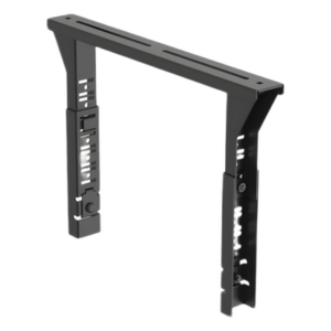 Soporte Trapezoidal Apilable | 300 mm (12") Ancho | Acero Recubierto en Polvo | Negro | Centros de Datos