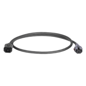 Cable de Alimentación Eléctrica Con Bloqueo Doble de Seguridad, de IEC C14 a IEC C13, 4 ft. de Largo, Color Negro, Paquete de 10 Piezas
