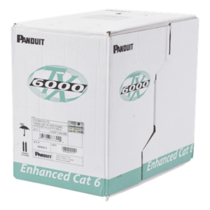 Bobina de Cable UTP 305 Metros (1000 Pies) de Cobre, TX6000? PanNet, Reelex, Gris Internacional, Categoría 6 Mejorado (23 AWG), PVC (CM), de 4 Pares