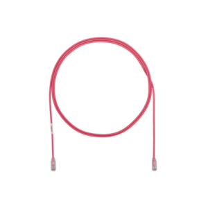 Cable de Parcheo TX6, UTP Cat6, Diámetro Reducido (28AWG), Color Rosa, 3.05 Metros (10 Pies)