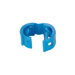 Clips de Identificación para Patch Cords | 25 Piezas | Diámetro 4.7 a 7.8 mm | Color Azul | Fijación a Presión | Polipropileno RoHS