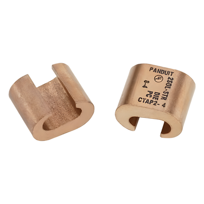Conector de Compresión Tipo C | 2 AWG | Cobre Alta Conductividad | UL 467 y UL 486A | Aplicación Utility y Ground Grid