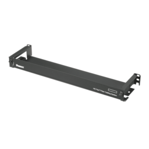 Organizador de Cables Frontal | 1 UR | Hasta 12 Casetes | 1728 Fibras | 3.28 ft | Negro