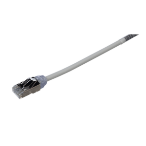 Patch Cord Cat6A | 28 AWG Diámetro Reducido | S|FTP Blindado | CM|LS0H | 5 m (16.40 ft) | Gris