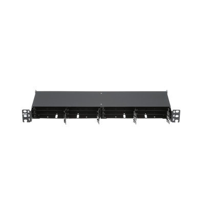 Panel de Distribución de Fibra Óptica, Acepta 12 Cassettes HD Flex en 6 Espacios, Hasta 144 Fibras, 1 UR