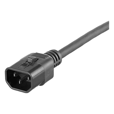 Cable de Alimentación Eléctrica Con Bloqueo Doble de Seguridad, de IEC C14 a IEC C13, 4 ft. de Largo, Color Negro, Paquete de 10 Piezas - Image 2