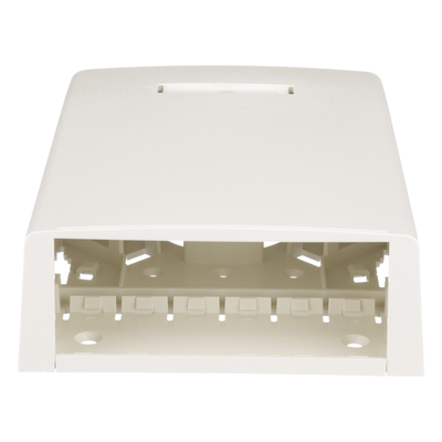 Caja de Montaje en Superficie | 12 Puertos Mini-Com | Almacenamiento 24 m (78.7 ft) de Fibra | ABS RoHS | 120 x 46.1 x 170.1 mm - Image 2