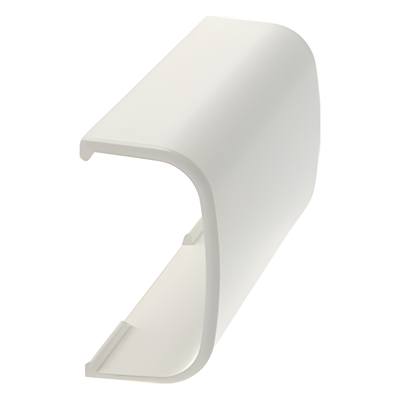 Unión Recta para Canaleta | Diseño Bisagra Monopieza | ABS UL94V-0 | Blanco Mate | 180º | 0 a 50ºC - Image 2