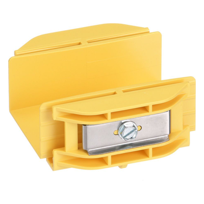 Acoplador para Canaleta | 2 x 2 pulgadas (50.8 x 50.8 mm) | Sin Herramientas | ABS Resistente | 41.6 mm de Altura | Color Amarillo - Image 2