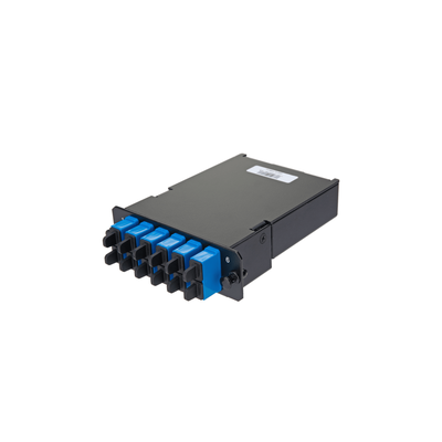 Placa Acopladora de Fibra Óptica FAP, Con 12 Pigtails y 6 Conectores SC Duplex (12 Fibras), Para Fibra Monomodo OS1|OS2, Color Azul - Image 3