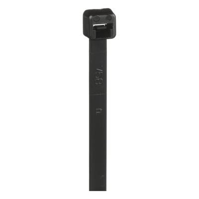 Cincho de Nylon 6.6 de Bloqueo, 188 mm largo x 4.8mm ancho, Color Negro, Exterior Resistente a Rayos UV, Paquete de 1000pz - Image 2