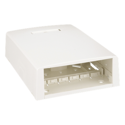 Caja de Montaje en Superficie | 12 Puertos Mini-Com | Almacenamiento 24 m (78.7 ft) de Fibra | ABS RoHS | 120 x 46.1 x 170.1 mm - Image 3