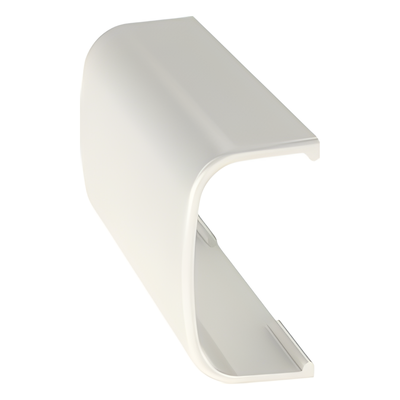Unión Recta para Canaleta | Diseño Bisagra Monopieza | ABS UL94V-0 | Blanco Mate | 180º | 0 a 50ºC - Image 3