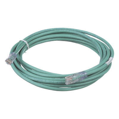 Cable de Parcheo TX6, UTP Cat6, 24 AWG, CM, Color Verde, 4.57 Metros (15 Pies) - Image 3