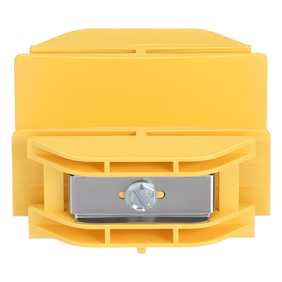 Acoplador para Canaleta | 2 x 2 pulgadas (50.8 x 50.8 mm) | Sin Herramientas | ABS Resistente | 41.6 mm de Altura | Color Amarillo - Image 3
