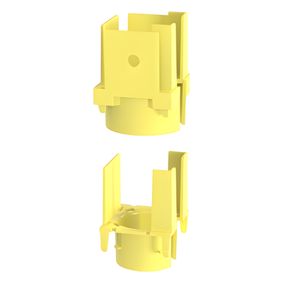 Tapa de Salida para Tubo Corrugado | 1.5 in (38 mm) | Para Canaleta 2x2 FiberRunner™ | ABS | Color Amarillo - Image 3