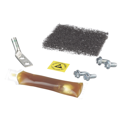 Kit de Puesta a Tierra ESD | Terminal 2 Orificios 45° | Espaciado 5|8" (15.9 mm) | Pasta Antioxidante 5cc | Tornillos 12-24 y M6 - Image 3