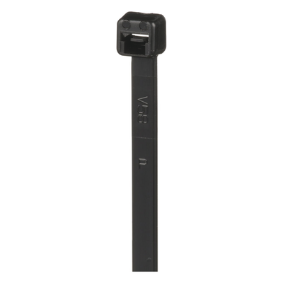 Cincho de Nylon 6.6 de Bloqueo, 188 mm largo x 4.8mm ancho, Color Negro, Exterior Resistente a Rayos UV, Paquete de 1000pz - Image 3