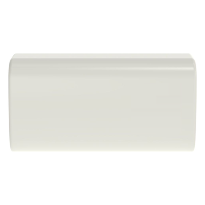 Unión Recta para Canaleta | Diseño Bisagra Monopieza | ABS UL94V-0 | Blanco Mate | 180º | 0 a 50ºC - Image 4