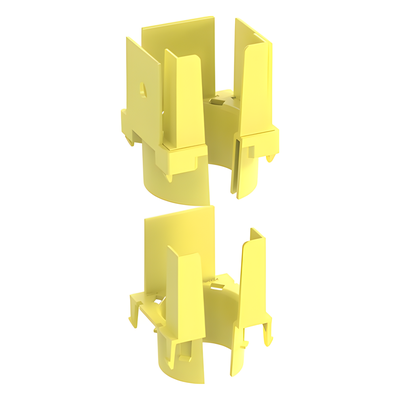 Tapa de Salida para Tubo Corrugado | 1.5 in (38 mm) | Para Canaleta 2x2 FiberRunner™ | ABS | Color Amarillo - Image 4