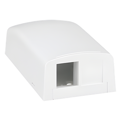 Caja de Montaje en Superficie | 2 Módulos Keystone | ABS | 1.95 x 1.13 x 3.65 in | Blanco - Image 2