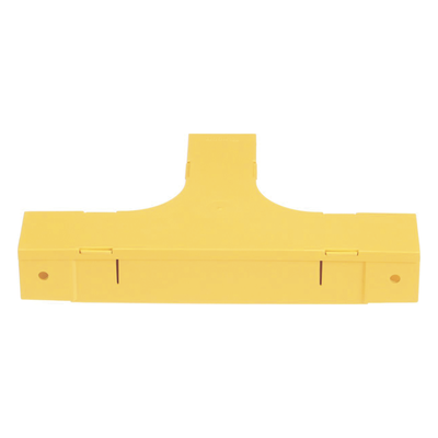 Accesorio en T Horizontal, Con Ángulos a 90º, Para Canaletas FiberRunner™ 2X2, Color Amarillo - Image 4