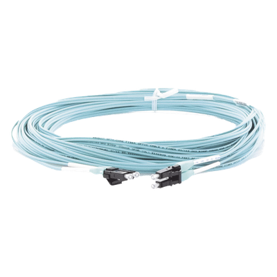 Jumper de Fibra Optica Multimodo 50|125 OM3, LC-LC Duplex, OFNR (Riser), Color Aqua, 15 Metros (49.21 Pies) - Image 4