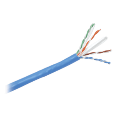 Bobina de Cable UTP 305 Metros (1000 Pies) de Cobre, NetKey, Reelex, Azul, Categoría 6 (24 AWG), 1000Mbps, PVC (CM), de 4 Pares - Image 3