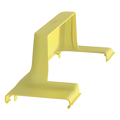 Tapa de Bajada Vertical | Compatibilidad Canaleta 4x4 a 24x4 | Radio de Curvatura 50.8 mm | Color Amarillo - Image 3