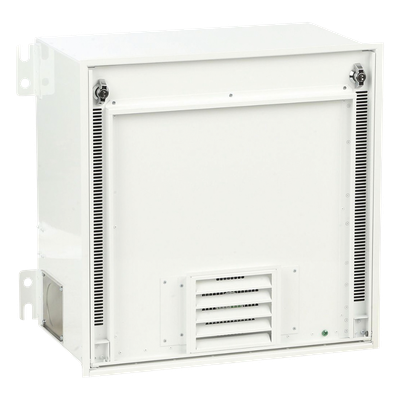 Gabinete PanZone Premium, de Montaje en Techo, Con 2 UR Para Equipo Activo y 6 UR Para Paneles de Parcheo, Fabricado en Acero, Color Blanco - Image 3