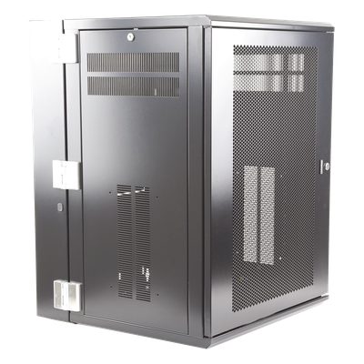 Gabinete PanZone de Montaje en Pared, de 19in, Puerta Ventilada, 18 UR, 635mm de Profundidad, Color Negro - Image 3