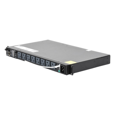 PDU Switchable y Monitoreable por Toma (MS) para Distribución de Energía, Enchufe de Entrada NEMA 5-15P, Con 8 Salidas 5-20R, Horizontal 19in, 120 Vca, 15 Amp, 1UR - Image 3