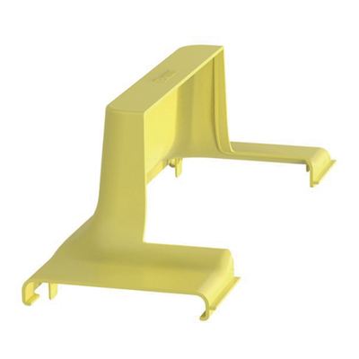 Tapa de Bajada Vertical | Canaleta FiberRunner 4X4 | Radio de Curvatura 50.8 mm | ABS de Alta Resistencia | Color Amarillo - Image 4