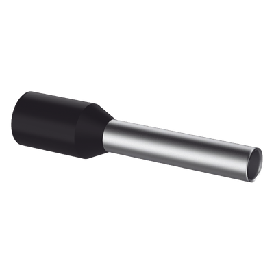 Ferrule Aislado PAN-TERM para Cable 16 AWG, Largo 16.5mm, DIN Color Negro. Paquete 500 Piezas - Image 4
