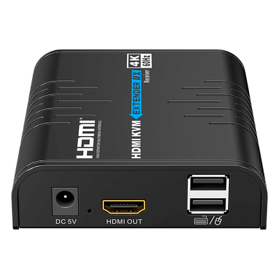 Receptor KVM HDMI | 4K 60 Hz | Extensión 120 m (393.7 ft) | 18 Gbps | IPColor Stream | USB HID | HDCP 2.2 - Image 4