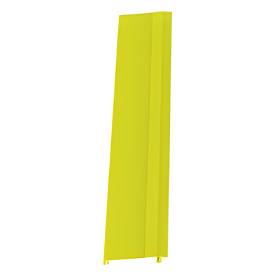 Tapa Con Bisagra a Presión Para Canaleta FiberRunner™ FR12X4YL6, de PVC Rígido, Color Amarillo, 1.8 m de Largo - Image 4