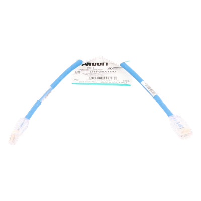 Cable de Parcheo UTP Cat6A | 28AWG | CM-LSZH | 0.3 m (1 Pie) | Azul - Image 5