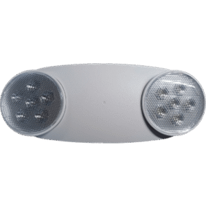 Luminaria de Emergencia LED| Doble Cabezal Ajustable | 120-277V Dual Voltage | 90 Minutos Autonomía | 230-430 Lúmenes | ABS 5VA Retardante de Llama