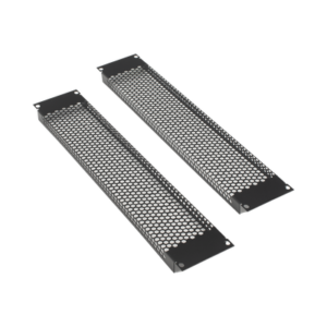Panel de Ventilación Rack | 2U | 19" | Acero Calibre 18 | 54% Área Ventilada | Kit 2 Piezas