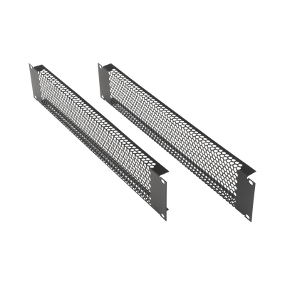 Panel de Ventilación Rack | 2U | 19" | Acero Calibre 18 | 54% Área Ventilada | Kit 2 Piezas - Image 3