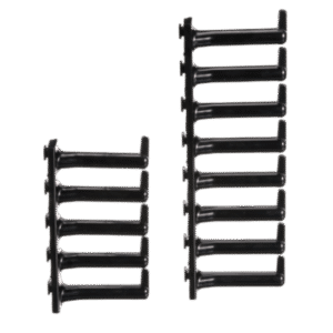 Kit de Gestión de Cables | 15 RU | Dedos 100 mm | Configuración Derecha e Izquierda | Negro